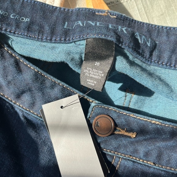 Lane Bryant Girlfriend Crop Frayed Jeans - Picture 5 of 6